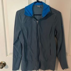 Nike Full Zip Track Jacket Gray Blue • Medium